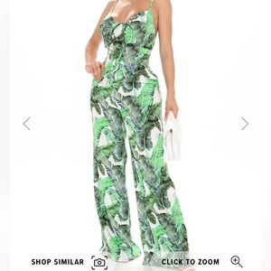 Tropical Pants Set
